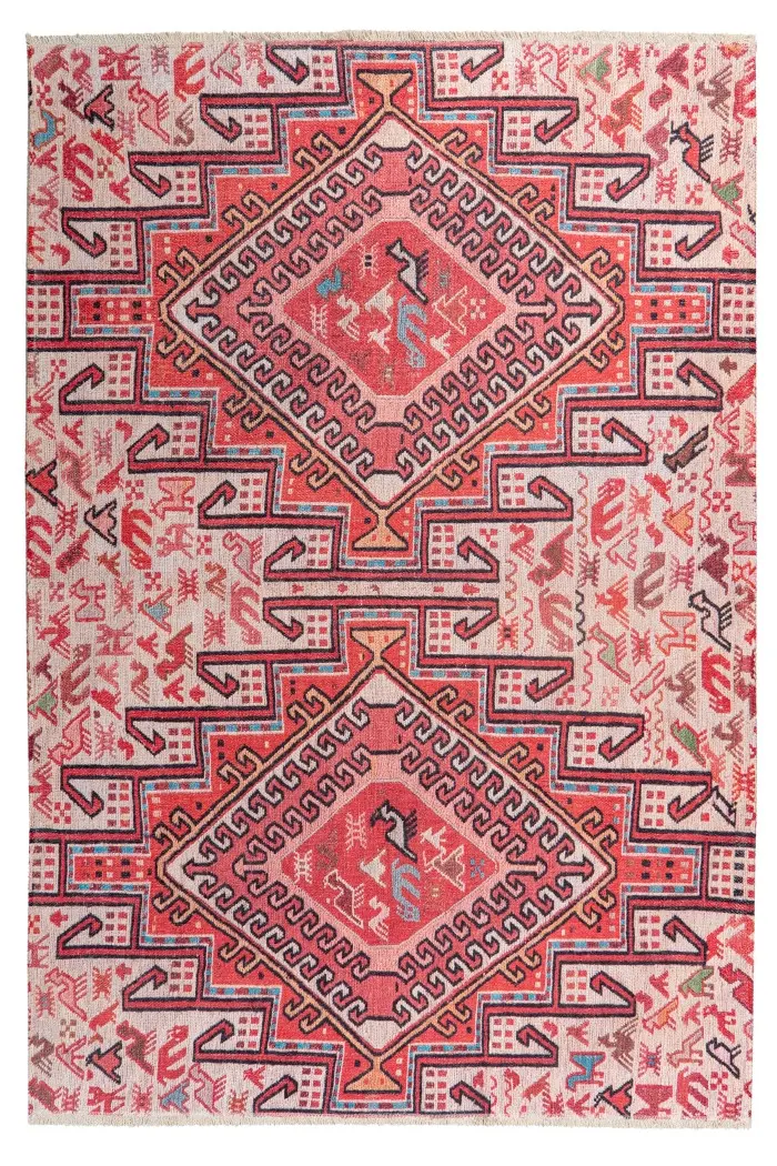 Obsession, Kusový koberec My Ethno 264 multi – na ven i na doma, 150x230, vícebarevná, obývací pokoj