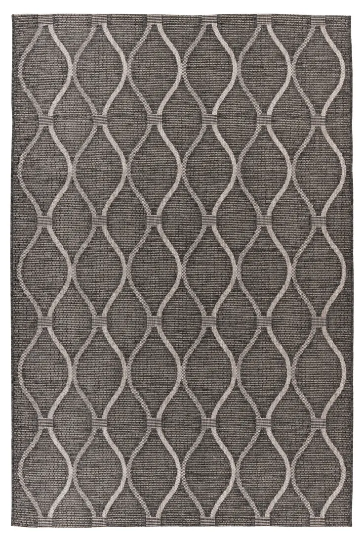 Obsession, Kusový koberec Nordic 871 grey – na ven i na doma, 80x150, šedá, chodba / předsíň