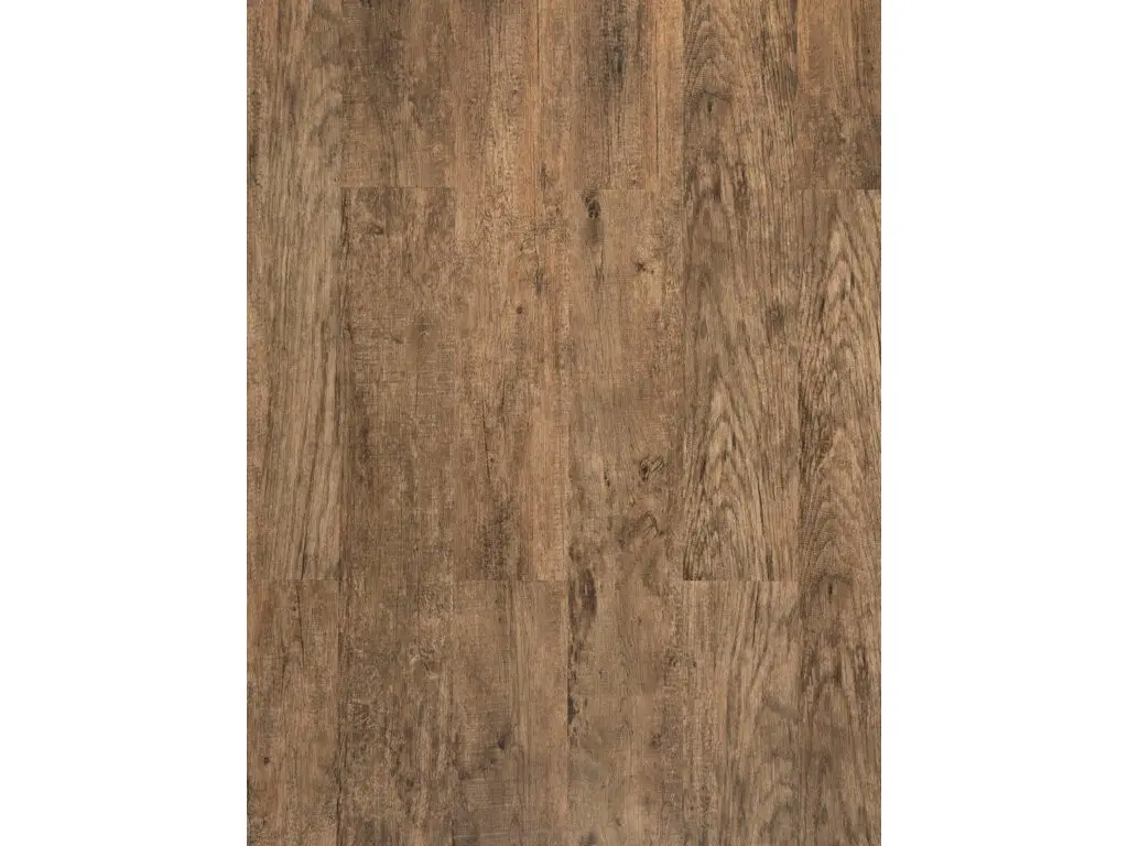 Tajima, Vinylová podlaha lepená Tajima Classic Ambiente 6609 hnědá, 1219,2 x 177,8 mm