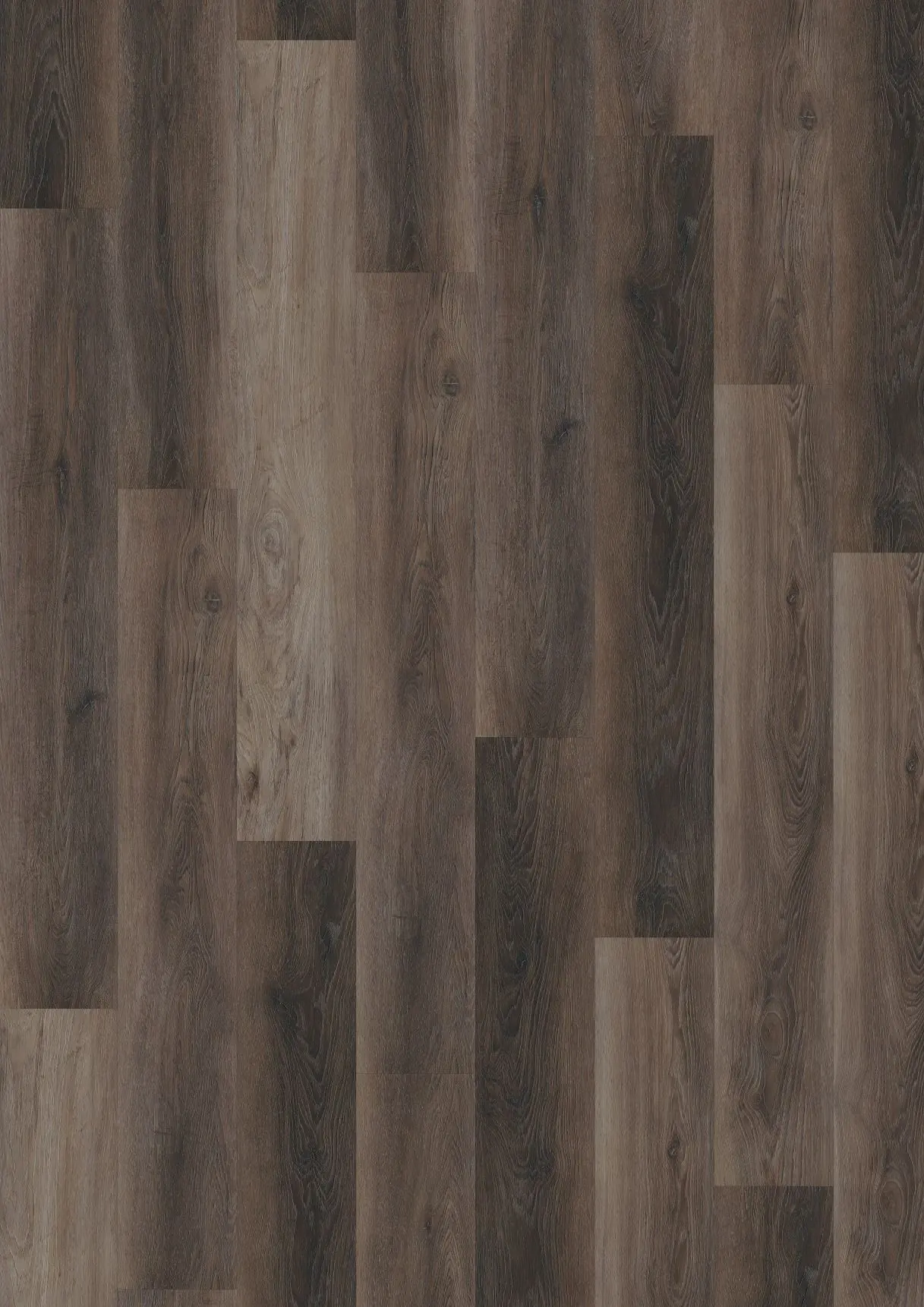 Oneflor, Vinylová podlaha lepená ECO 55 050 Walnut Dark Brown - ořech, 1219,2 x 184,1 mm
