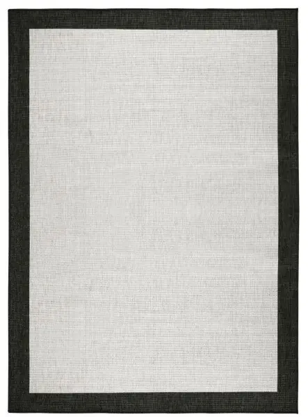 Kusový běhoun Northrugs Twin 103105 Black Cream 80x350 cm