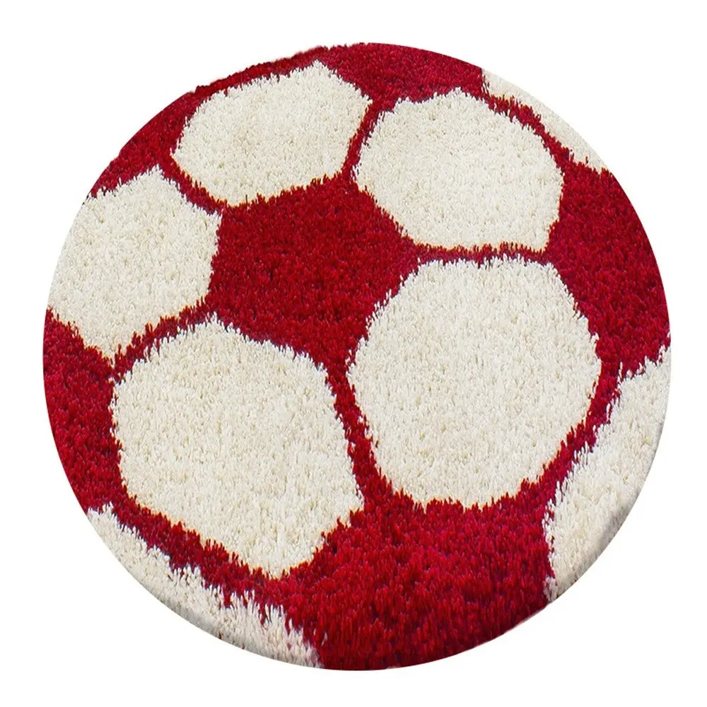 Ayyildiz, Dětský kusový koberec Fun 6001 red, 120x120 (průměr) kruh, červená, dětský pokoj