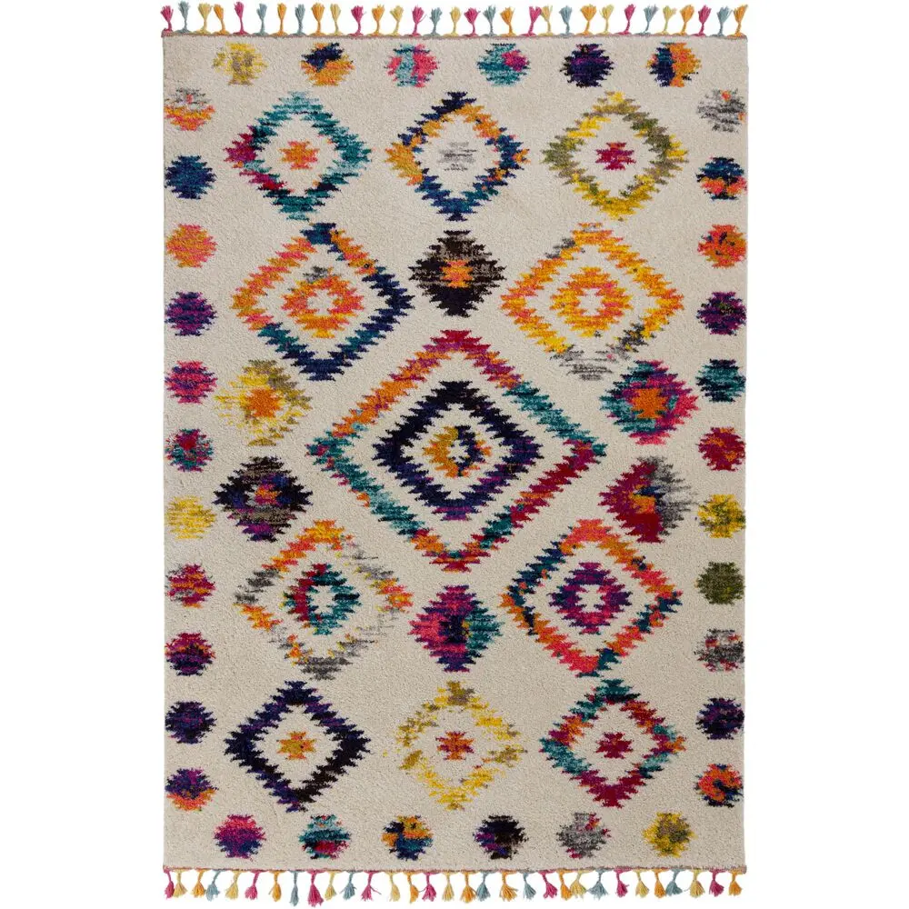 Flair Rugs, Kusový koberec Menara Bohemia Cream,