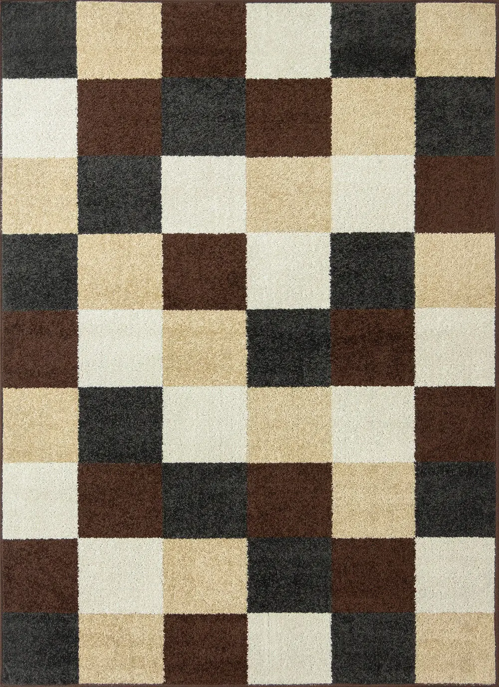 Oriental Weavers, Kusový koberec Lotto 923 FM7 X, 133x190, hnědá, chodba / předsíň
