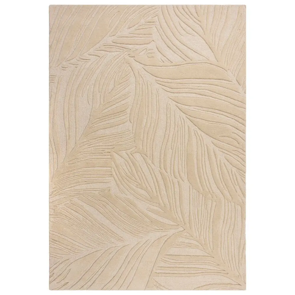 Flair Rugs, Kusový koberec Solace Lino Leaf Natural, 200x290, béžová, ložnice
