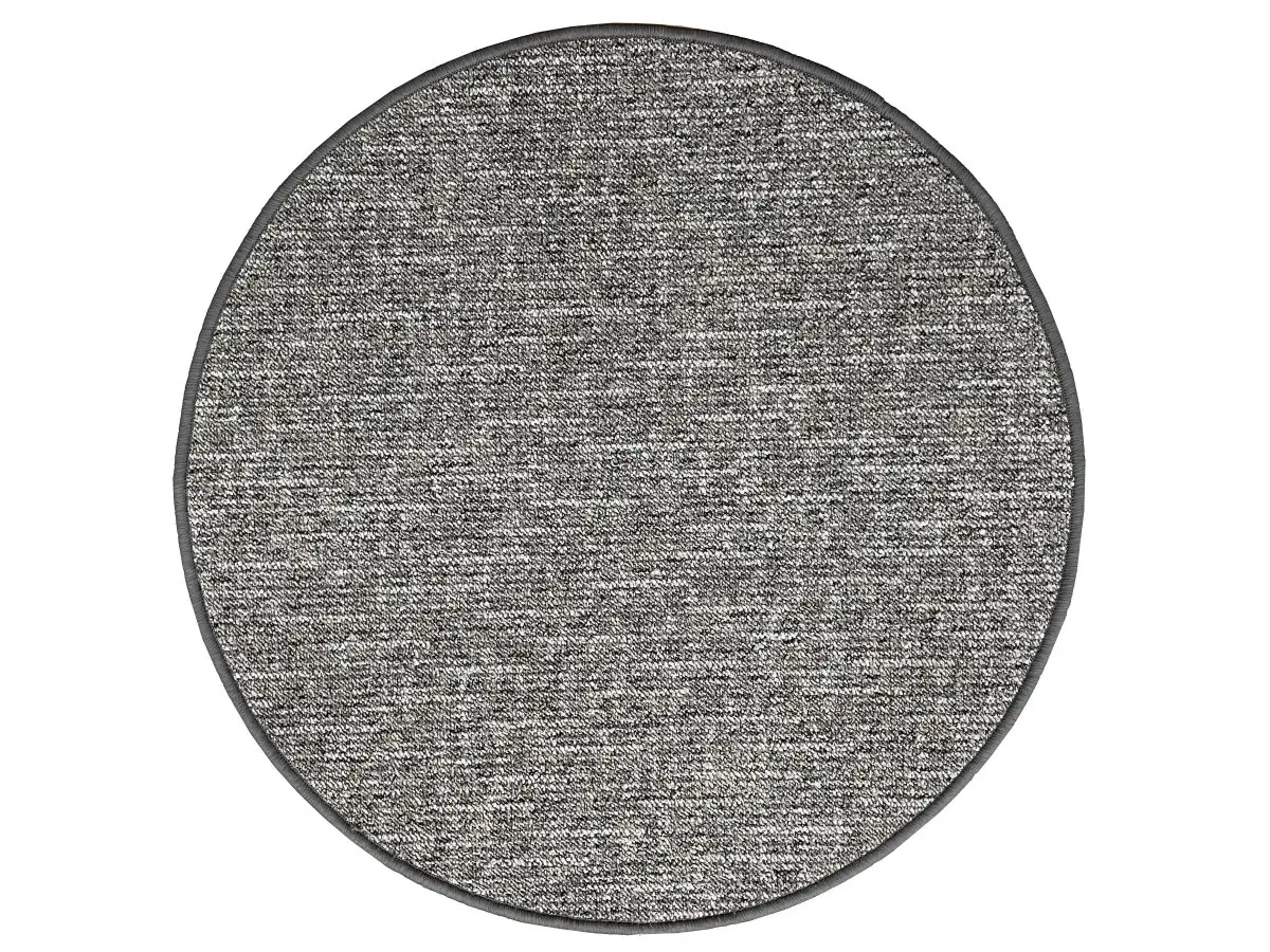 Vopi, Kusový koberec Alassio hnědý kruh, 67x67 (průměr) kruh, hnědá, chodba / předsíň