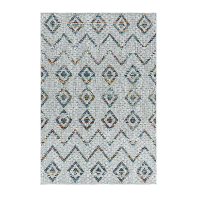 Ayyildiz, Kusový koberec Bahama 5152 Multi – na ven i na doma, 140x200, šedá, chodba / předsíň