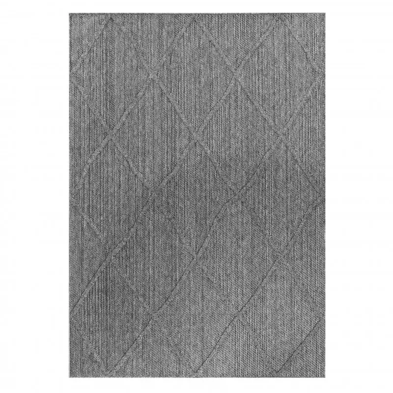 Ayyildiz, Kusový koberec Patara 4952 Grey – na ven i na doma, 200x290, šedá, chodba / předsíň