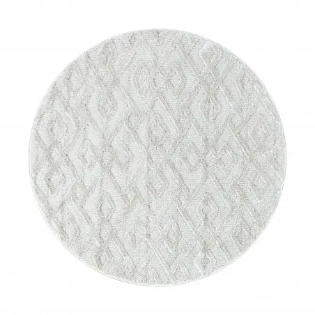 Ayyildiz Kusový koberec Pisa 4708 Cream kruh 160x160 (průměr) kruh