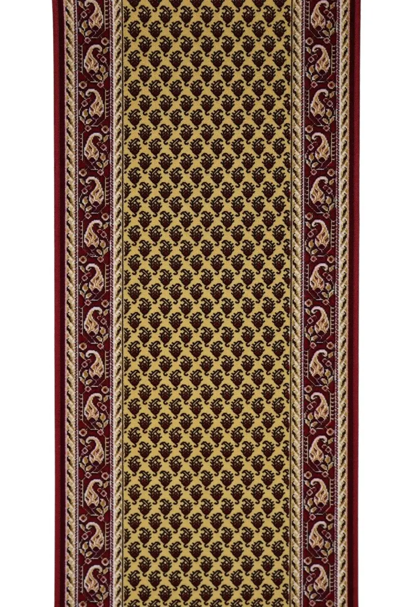 Associated Weavers, Protiskluzový běhoun na míru Inca 30, šíře 80 cm, červená, chodba / předsíň