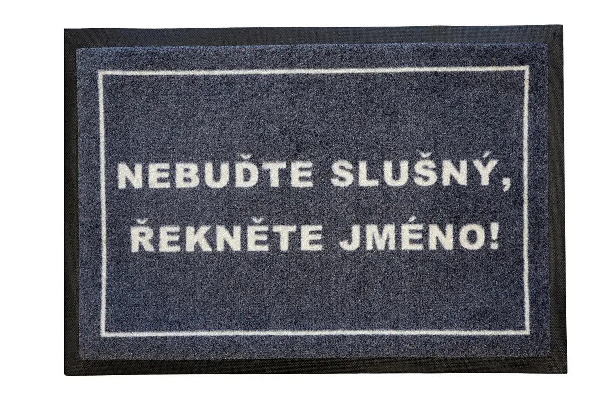GDmats, Slušná rohožka 40x60 cm - na ven i na doma, 40x60, šedá