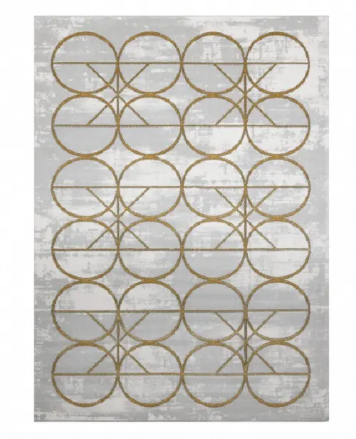 Dywany Łuszczów, Kusový koberec Emerald 1010 cream and gold, 200x290, vícebarevná, kancelář
