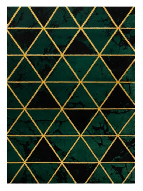 Dywany Łuszczów, Kusový koberec Emerald 1020 green and gold, 120x170, zelená, kancelář