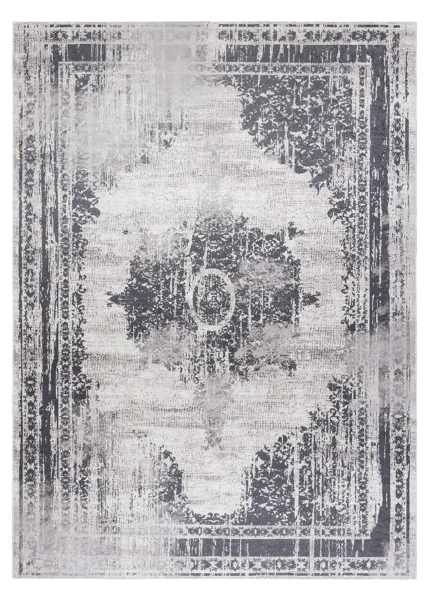 Dywany Łuszczów, Kusový koberec ANDRE Ornament 1187, 160x220, šedá, chodba / předsíň