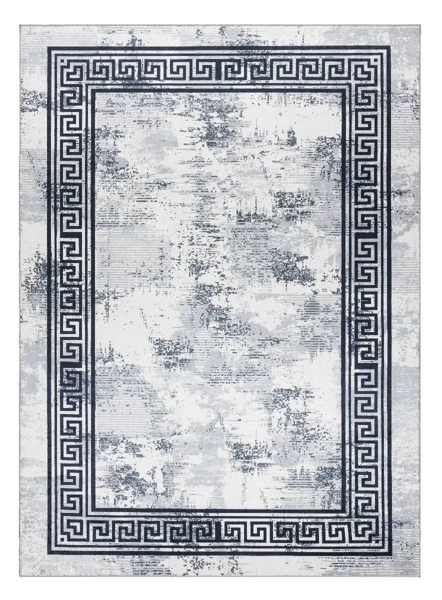 Dywany Łuszczów, Kusový koberec ANDRE Marble 1189, 160x220, šedá, chodba / předsíň