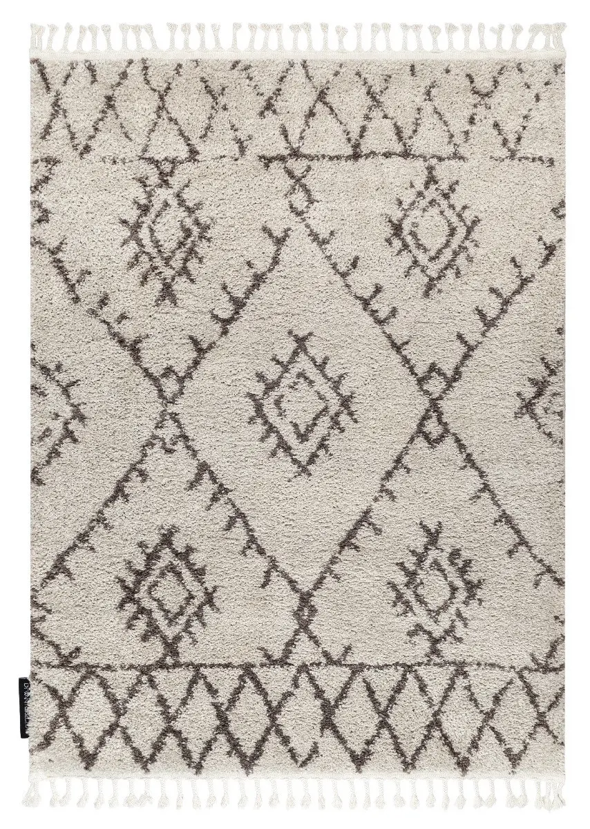 Dywany Łuszczów, Kusový koberec Berber Fez G0535 cream and brown, 180x270, béžová, ložnice