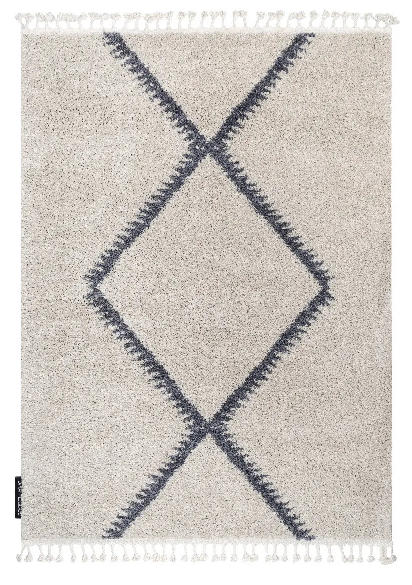 Dywany Łuszczów, Kusový koberec Berber Maknes B5910 cream and grey, 120x170, béžová, ložnice