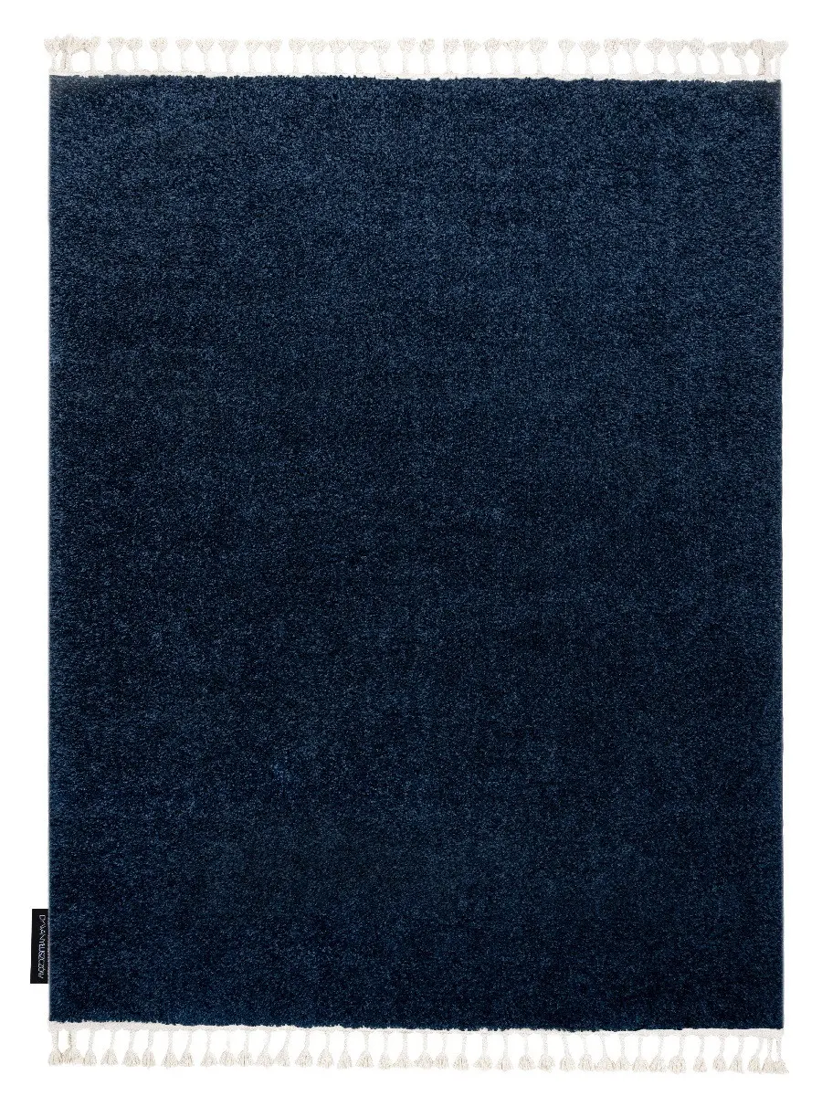 Dywany Łuszczów, Kusový koberec Berber 9000 navy, 160x220, modrá, obývací pokoj