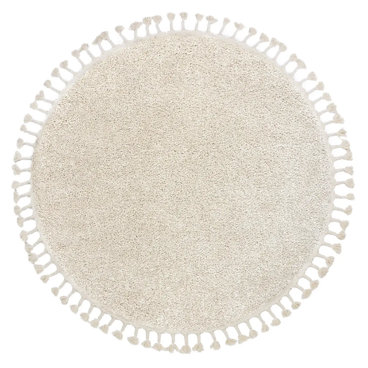 Dywany Łuszczów, Kusový koberec Berber 9000 cream kruh,