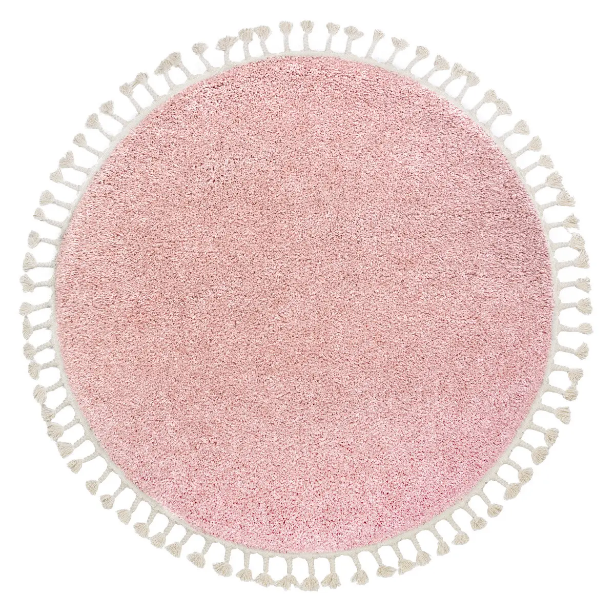 Dywany Łuszczów, Kusový koberec Berber 9000 pink kruh,