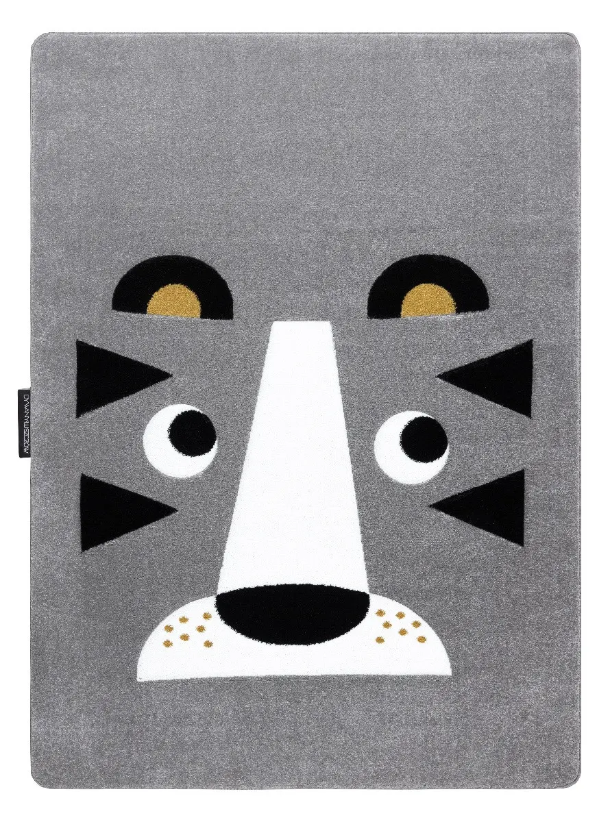 Dywany Łuszczów, Dětský kusový koberec Petit Lion grey, 120x170, šedá, dětský pokoj