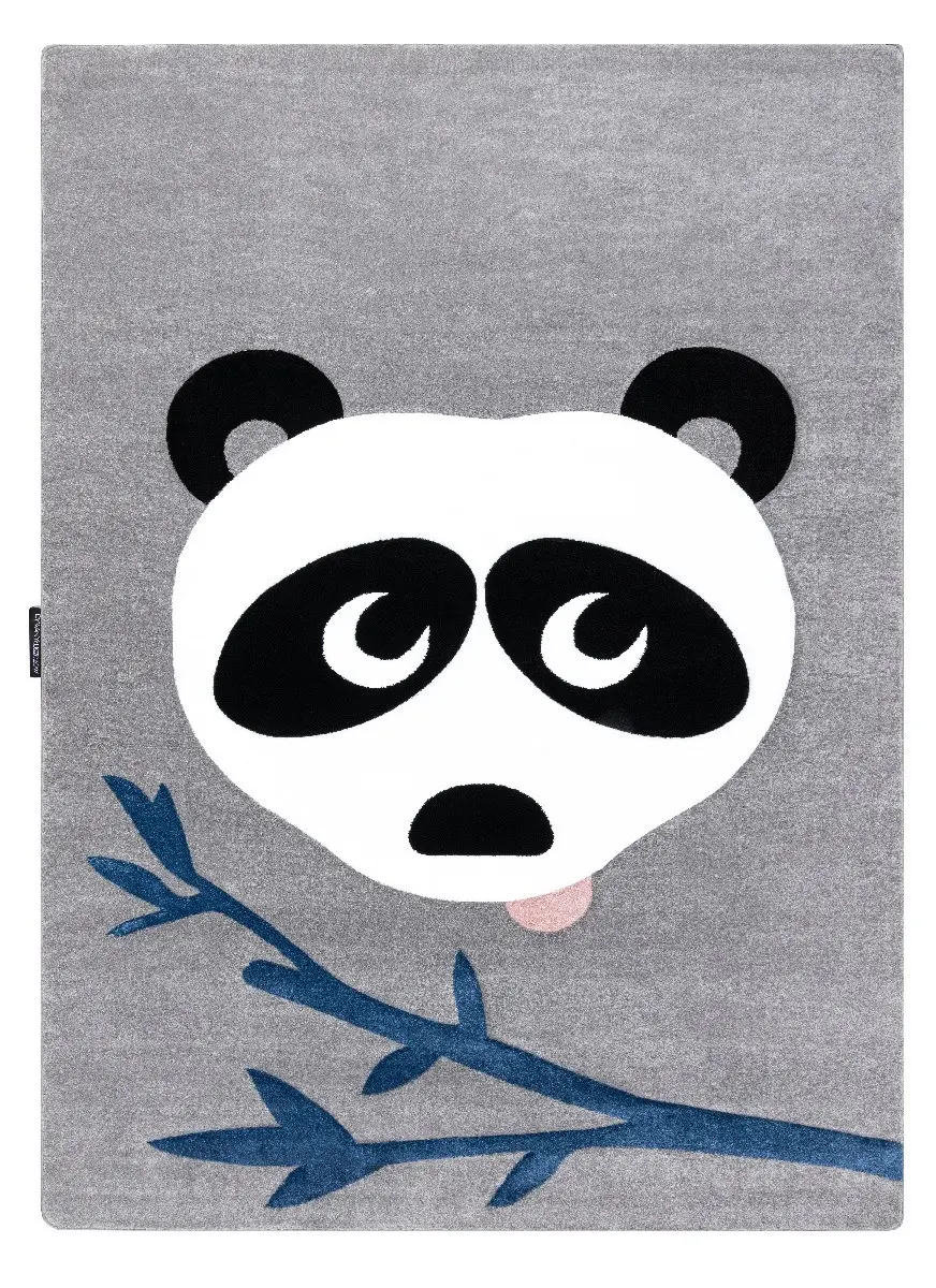 Dywany Łuszczów, Dětský kusový koberec Petit Panda grey, 180x270, šedá, dětský pokoj