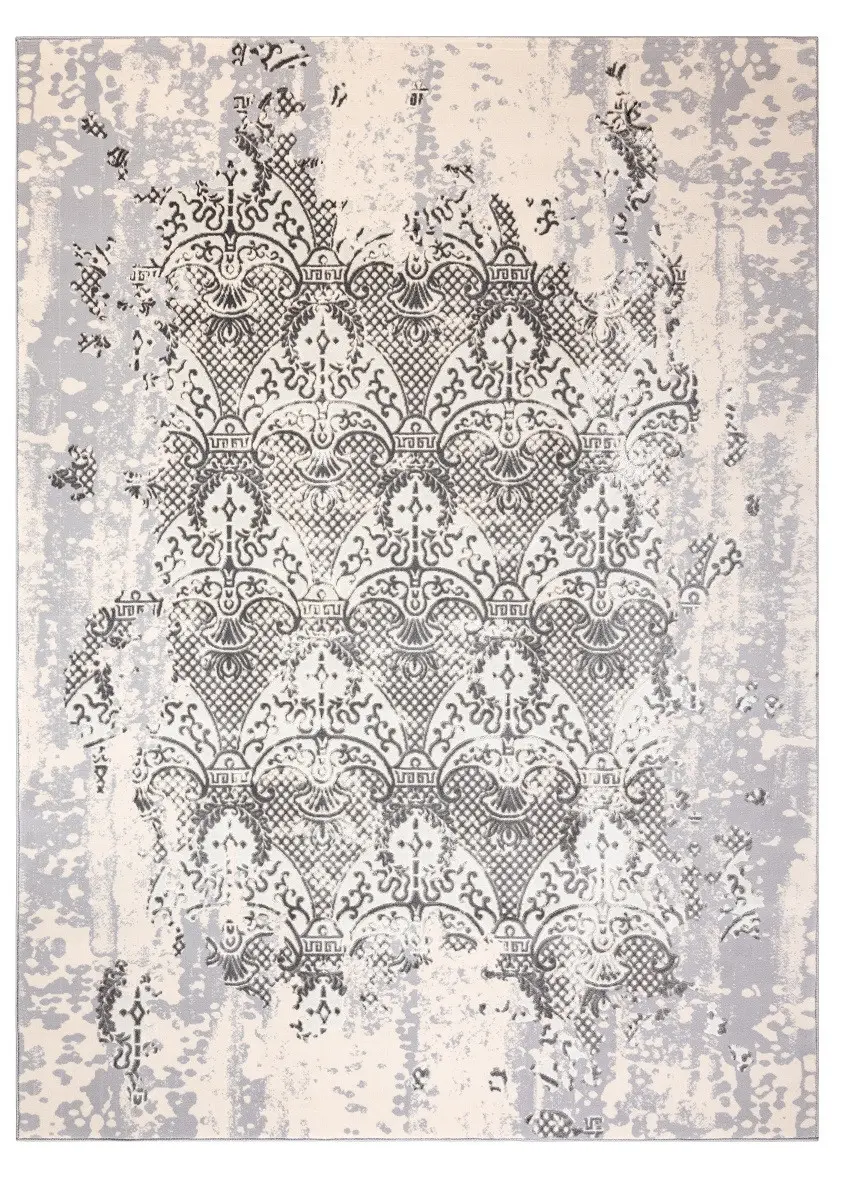 Dywany Łuszczów, Kusový koberec Core W3824 Ornament Vintage cream/grey, 120x170, šedá, chodba / předsíň