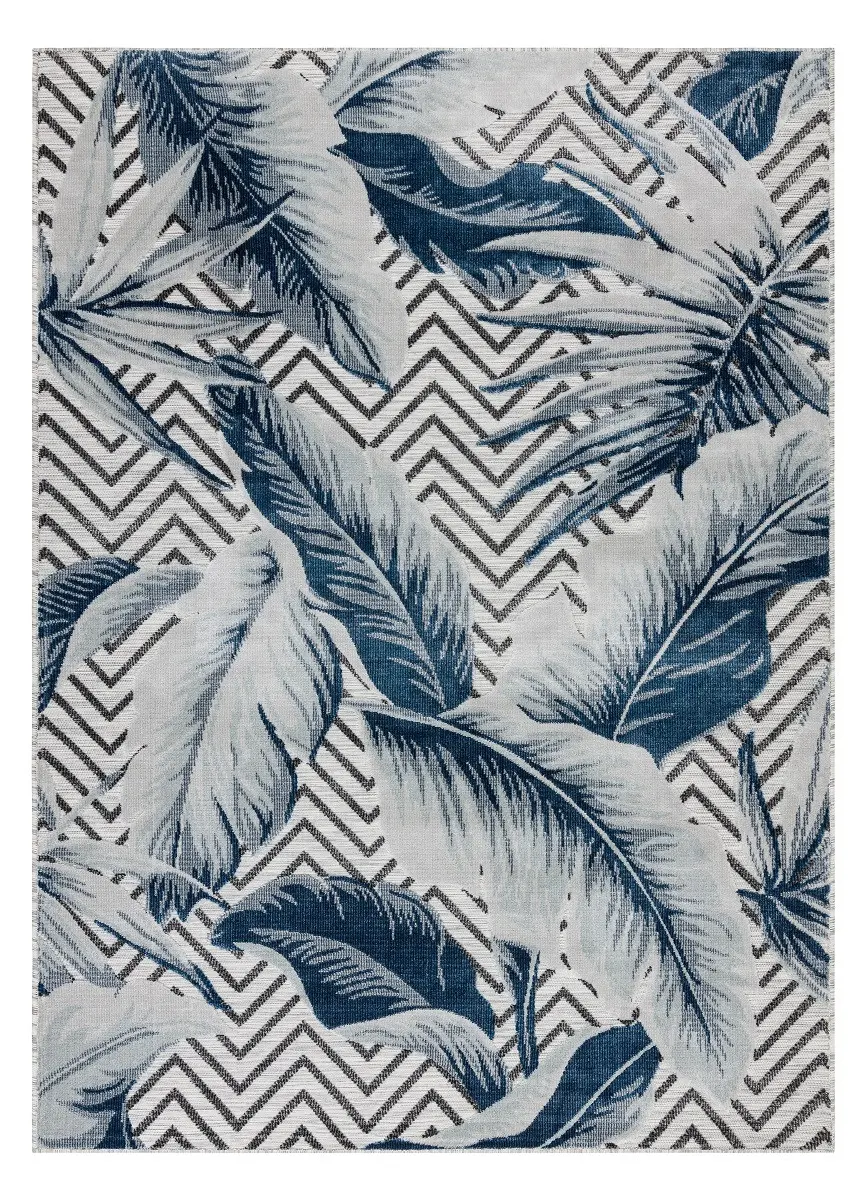 Dywany Łuszczów, Kusový koberec Botanic 65242 Feathers grey – na ven i na doma,