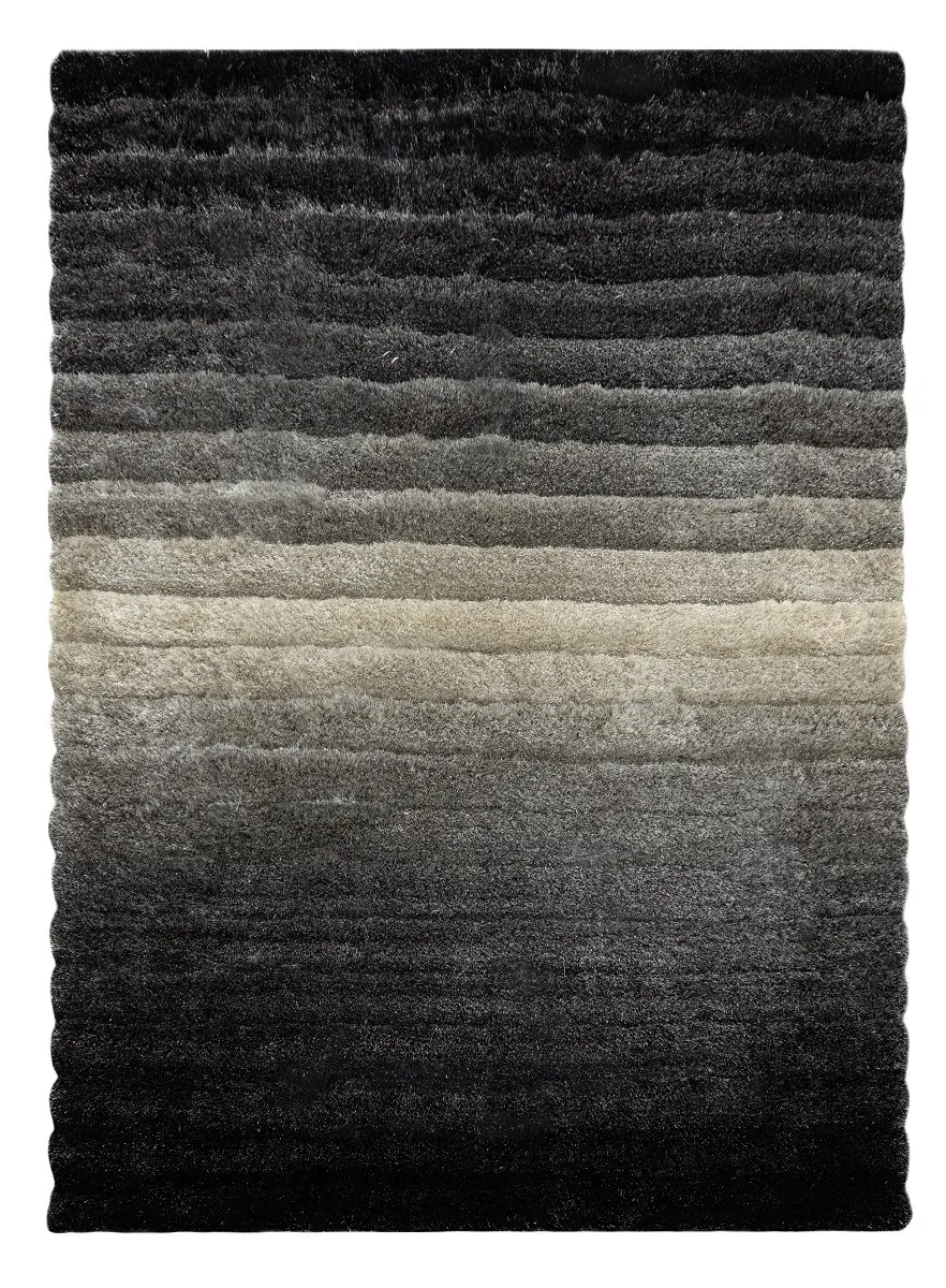 Dywany Łuszczów, Kusový koberec Flim 007-B6 Stripes grey, 80x150, šedá, ložnice