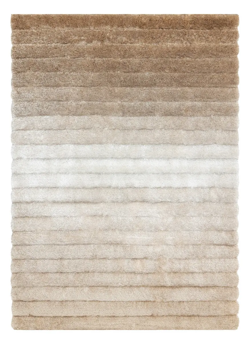 Dywany Łuszczów, Kusový koberec Flim 007-B2 Stripes beige, 120x160, béžová, ložnice