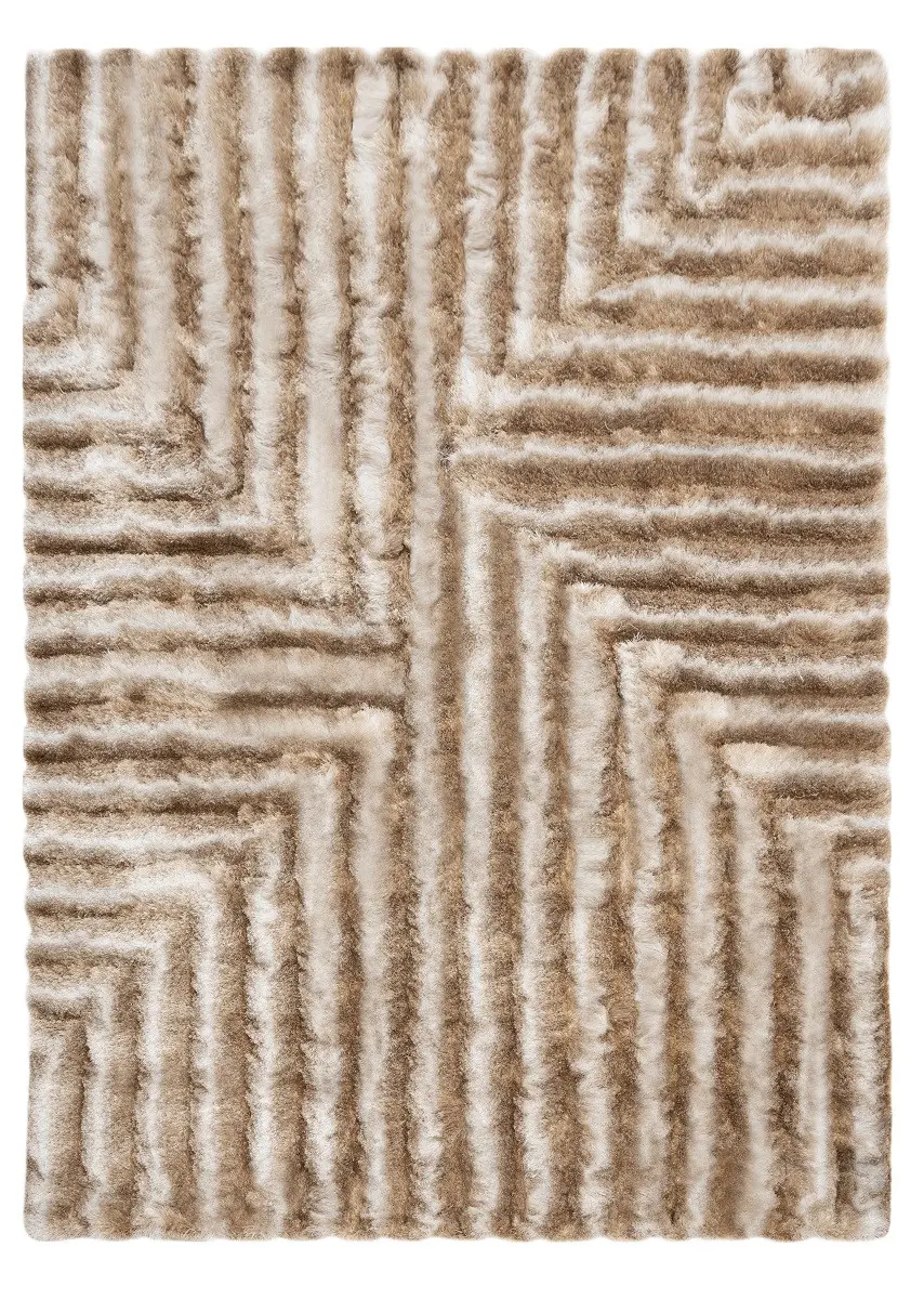 Dywany Łuszczów, Kusový koberec Flim 010-B1 beige, 120x160, béžová, ložnice