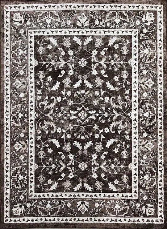 Berfin Dywany, Kusový koberec Alfa New 7206 Brown, 120x180, hnědá, ložnice