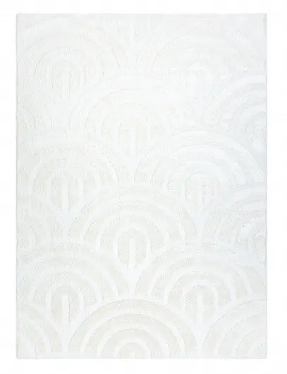 Dywany Łuszczów, Kusový koberec Mode 8629 cream, 80x150, bílá, kancelář