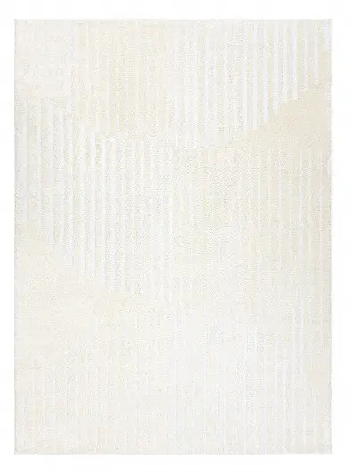Dywany Łuszczów, Kusový koberec Mode 8589 geometric cream, 140x190, bílá, kancelář