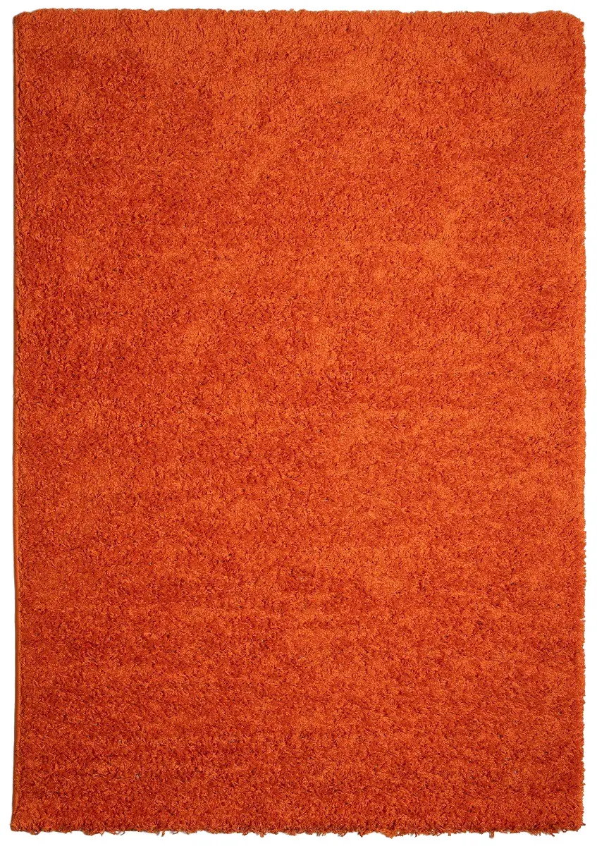 Mono Carpet, Kusový koberec Efor Shaggy 3419 Orange, 80x150, oranžová, ložnice