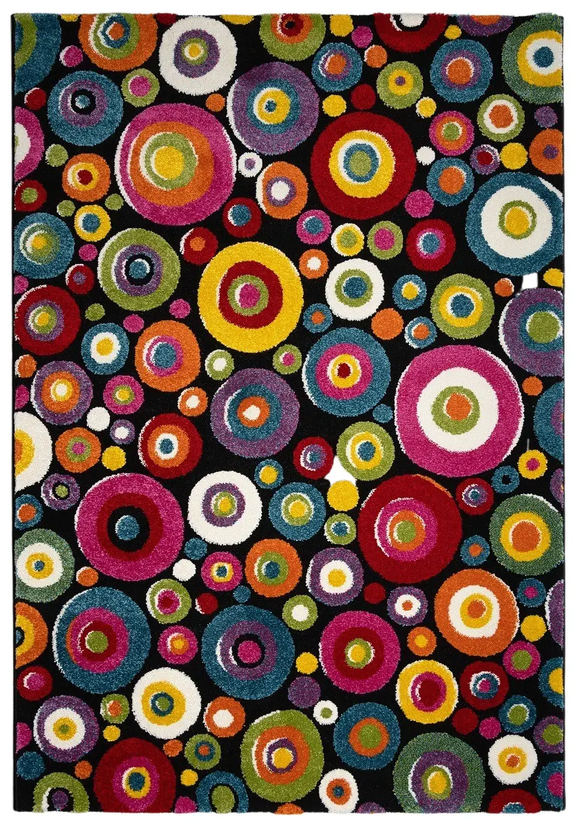 Medipa (Merinos), Kusový koberec Relief 22842-110 Multicolor, 80x150, vícebarevná, dětský pokoj