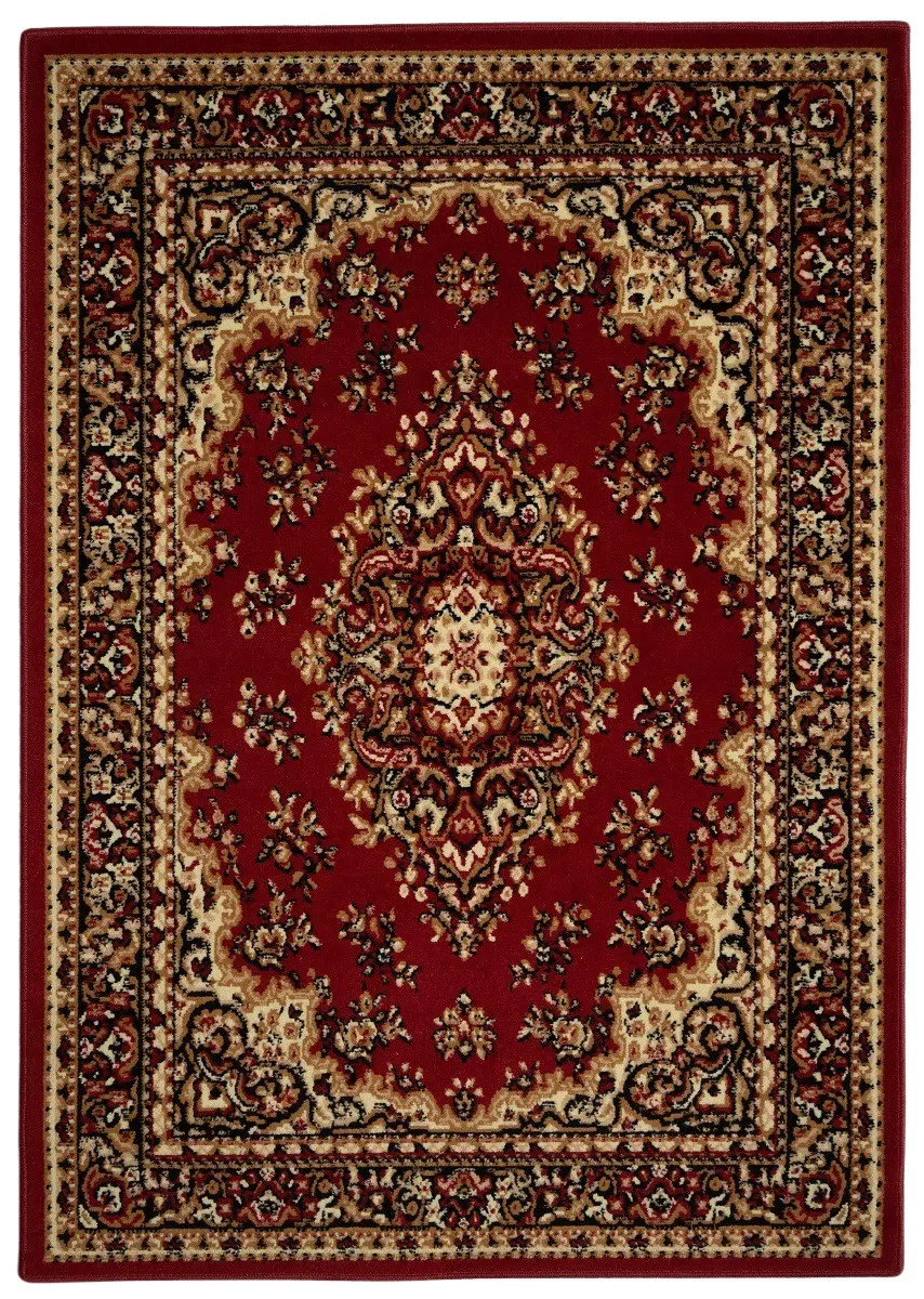 Spoltex, Kusový koberec Samira New Red 12001-011, 200x280, červená, chodba / předsíň