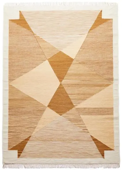 Diamond Carpets India, Ručně vázaný kusový koberec Da Vinci DE 2251 Sepia Brown, 200x290, béžová, chodba / předsíň