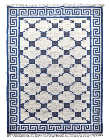 Diamond Carpets India, Ručně vázaný kusový koberec Geo DESP P82 Silver Blue,
