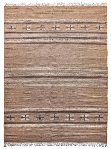 Diamond Carpets India, Ručně vázaný kusový koberec Ginger DESP P83 Brown Cream,