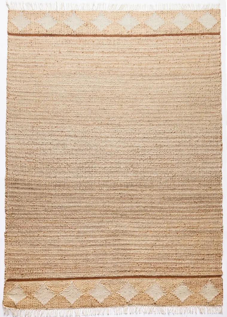 Diamond Carpets India, Ručně vázaný kusový koberec Mykonos DE 2007 Natural Mix, 300x400, béžová, chodba / předsíň