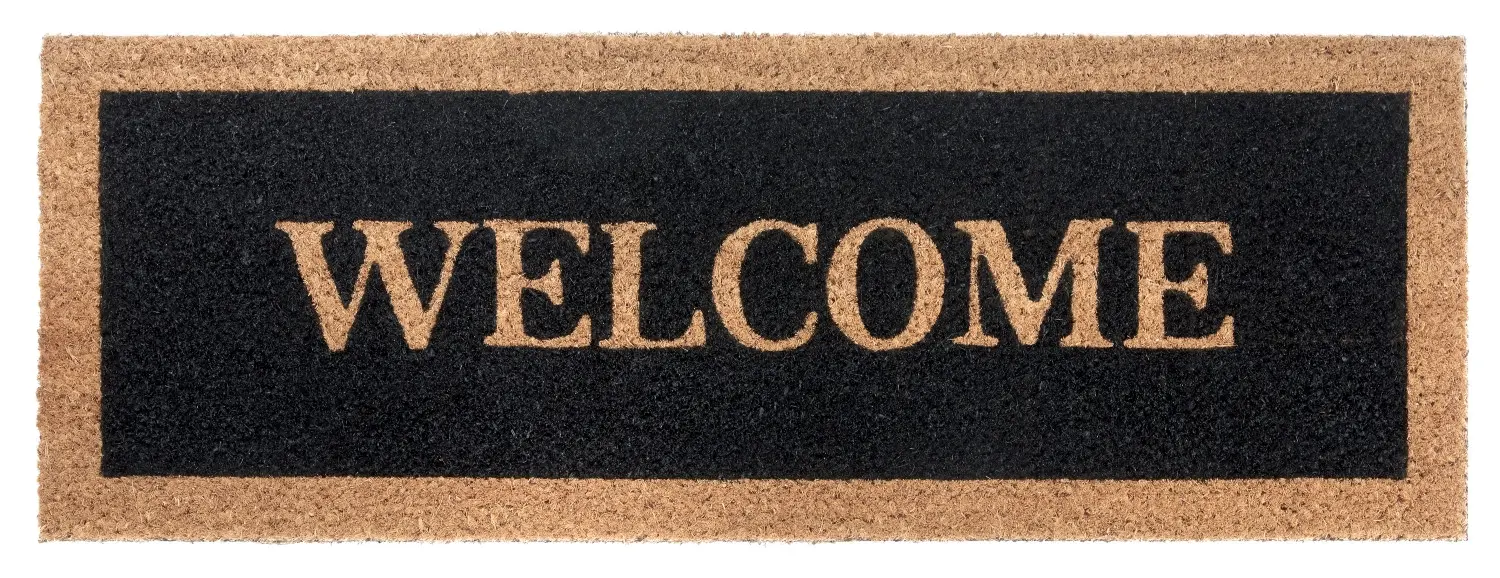 Hanse Home, Rohožka Welcome 105679 - na ven i na doma, 27x70, černá, chodba / předsíň