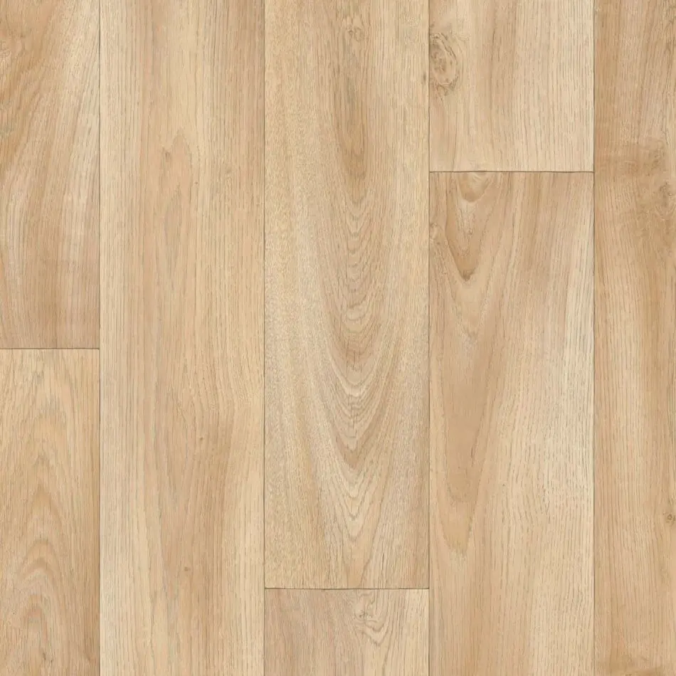 Lentex, PVC podlaha - lino Flexar PUR 631-06, na míru, šíře 2m,4m, hnědá, bez podkladu, chodba / předsíň