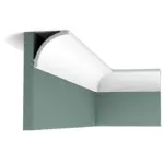 ORAC Decor, ORAC stropní lišta CB524 jednoduchá 2 m, 2000x90x90 mm, bílá