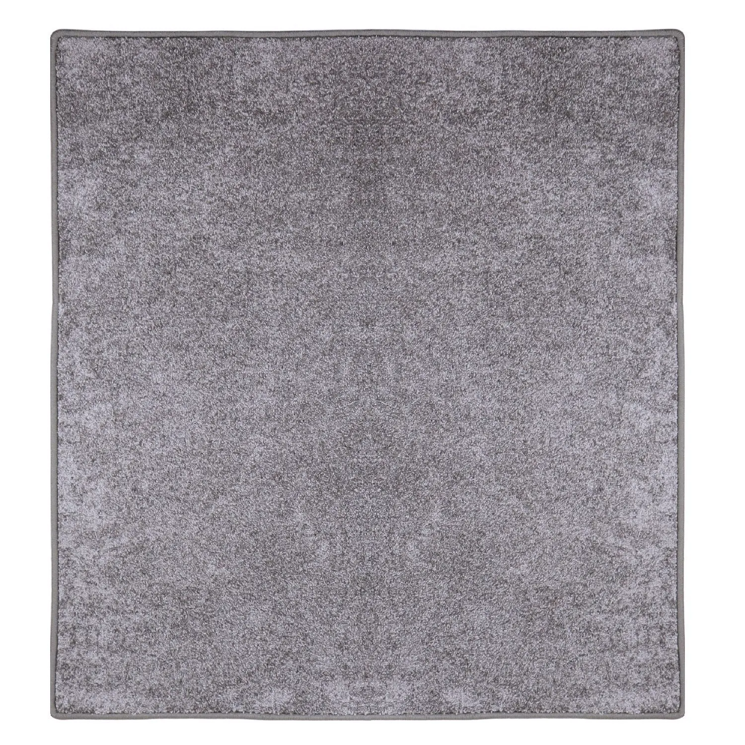 Vopi, Kusový koberec Capri šedý čtverec, 150x150, šedá, chodba / předsíň