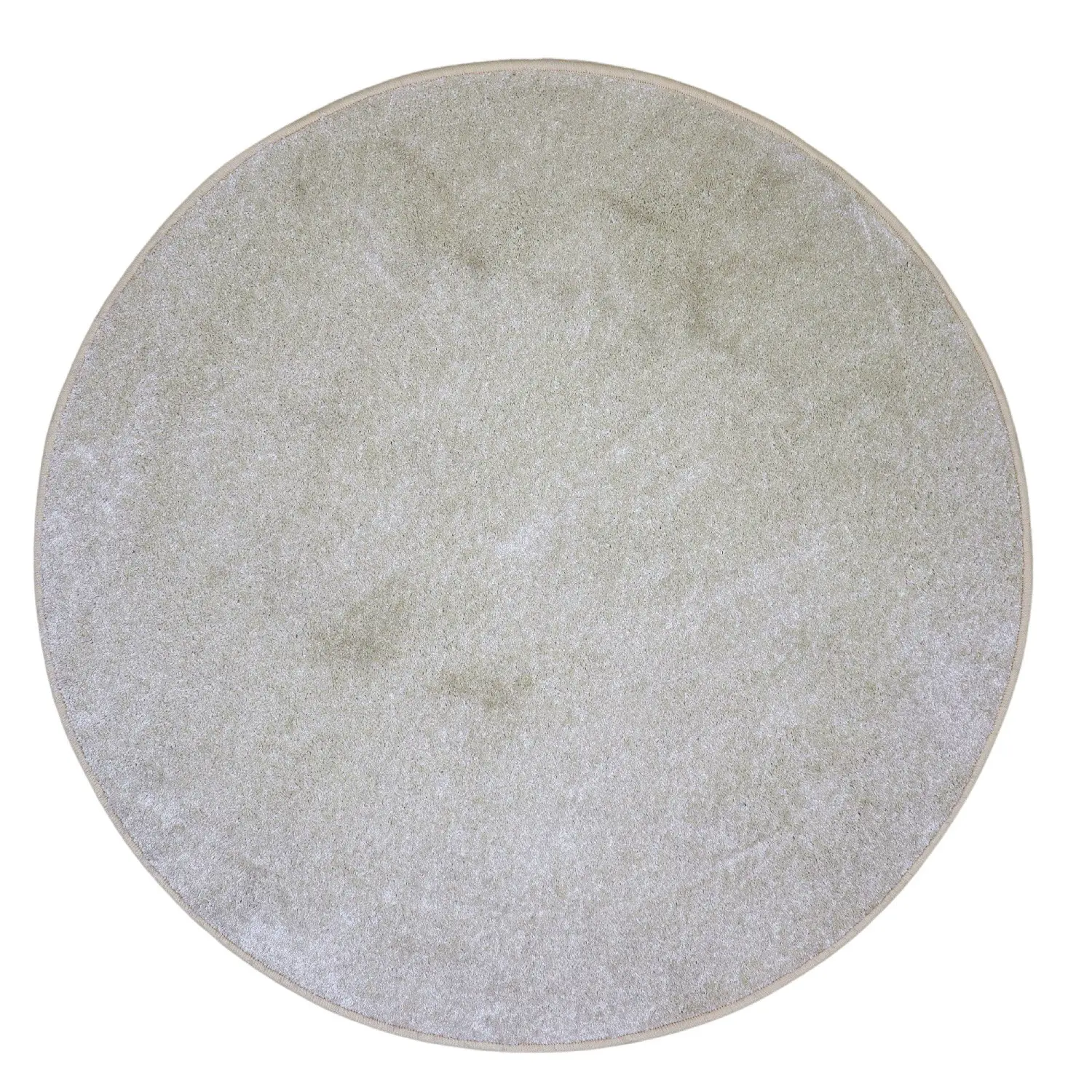 Vopi, Kusový koberec Capri Lux cream kruh, 80x80 (průměr) kruh, béžová, chodba / předsíň
