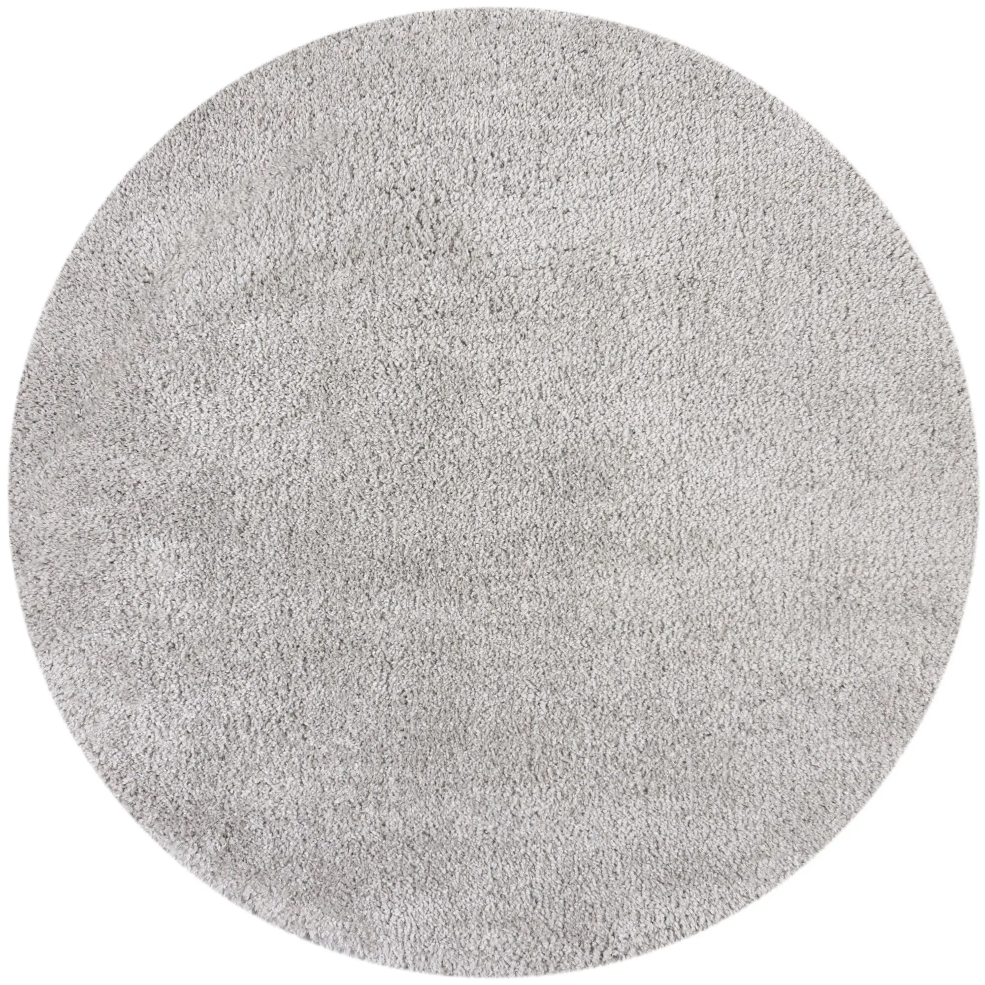 Kusový koberec Shaggy Teddy Grey kruh Kruh Ø 133 cm