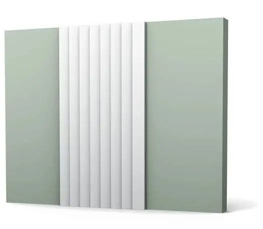 ORAC Decor, ORAC oboustranný dekorační prvek WX204, 3d panel 260x25x1,6 cm, bílá