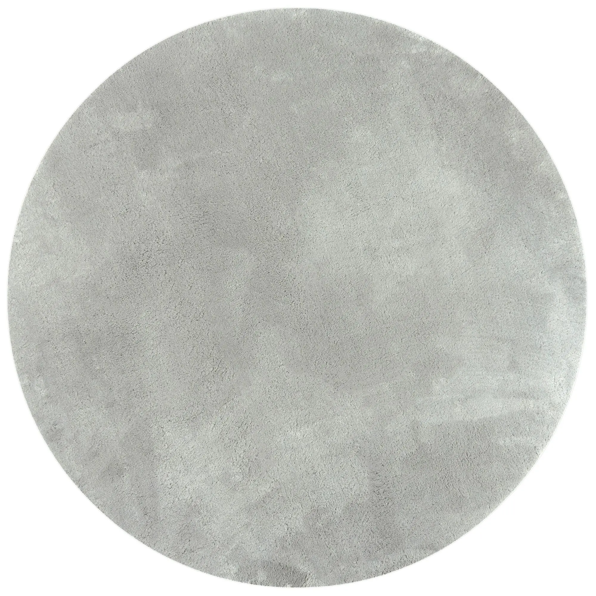 Flair Rugs, Kusový koberec Softie Stone kruh, 133x133 (průměr) kruh, šedá, ložnice