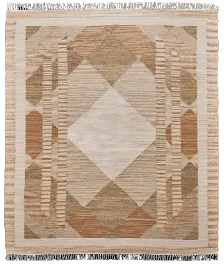 Diamond Carpets India, Ručně vázaný kusový koberec Fibonacci I DESP HL88 Beige Mix, 240x300, béžová, ložnice